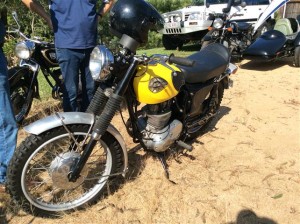 Another fine-looking BSA single with a distinctive yellow tank.