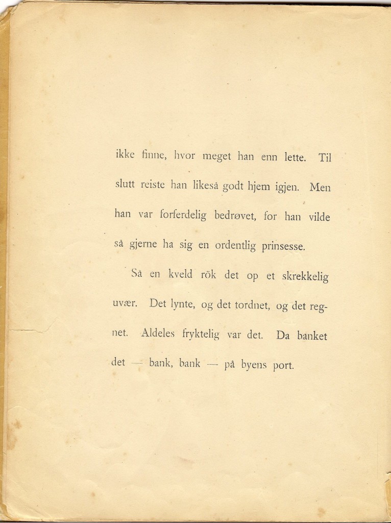 Second page of story